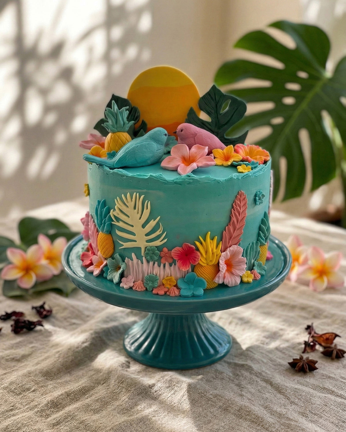 Tropical Oasis Cake