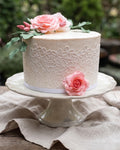 Lace and Roses Cake