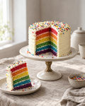 Rainbow Layer Cake