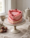 Vintage Heart Cake