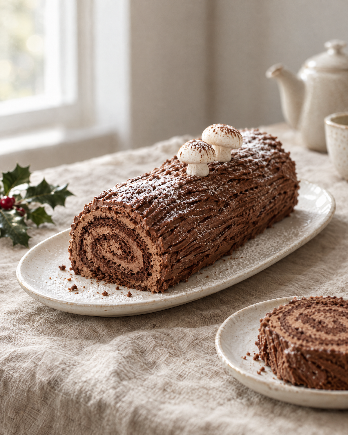 Yule Log Cake