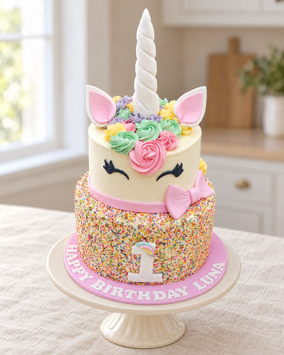 Unicorn Cake by La Sura Bakery, real photo 1