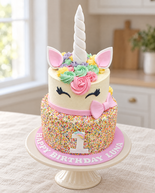 Unicorn Cake by La Sura Bakery, real photo 1