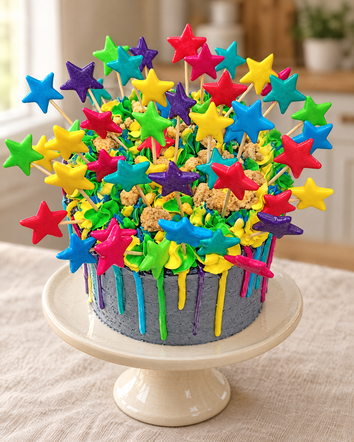 Neon Nights Cake by La Sura Bakery, real photo 3