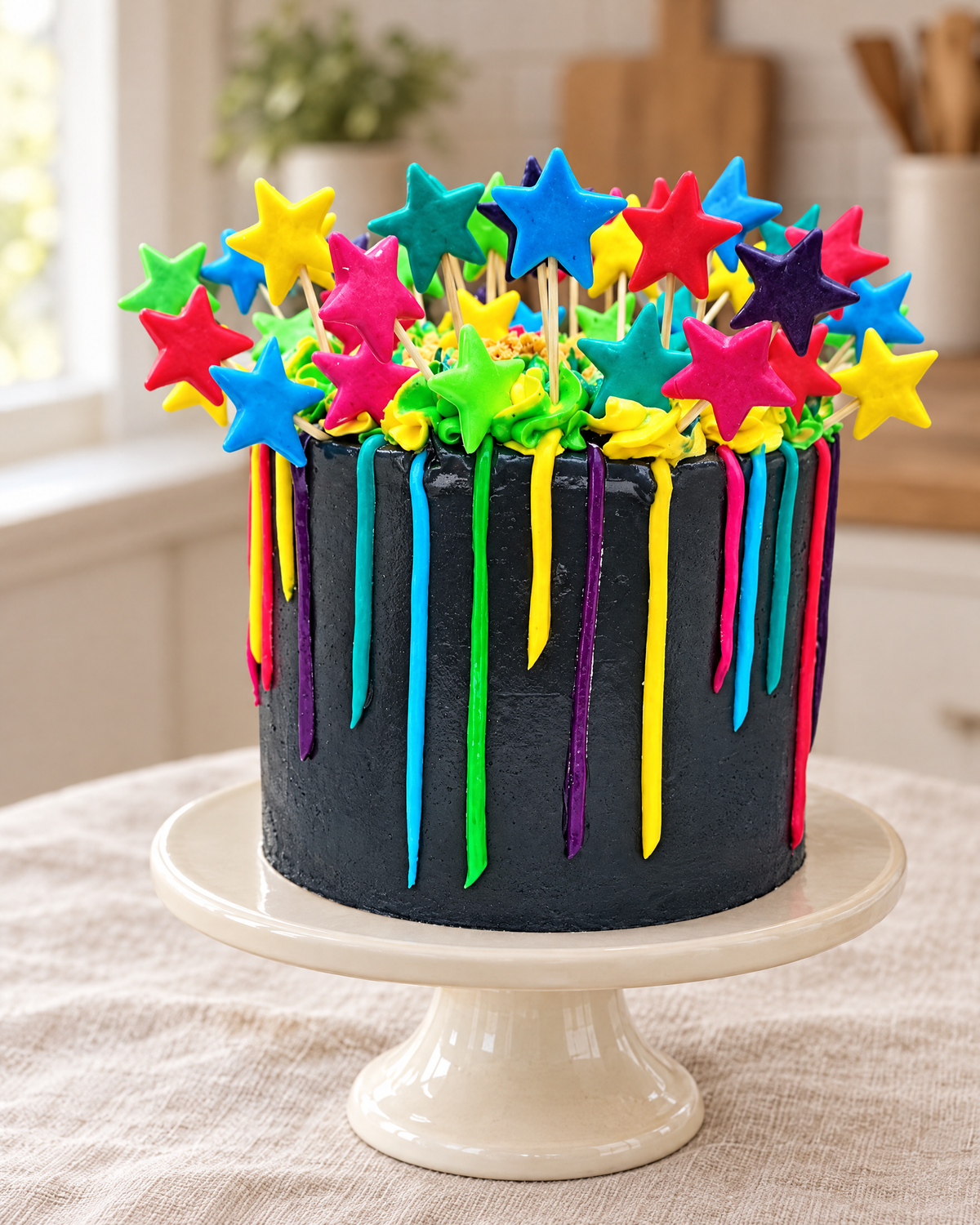 Neon Nights Cake by La Sura Bakery, real photo 1