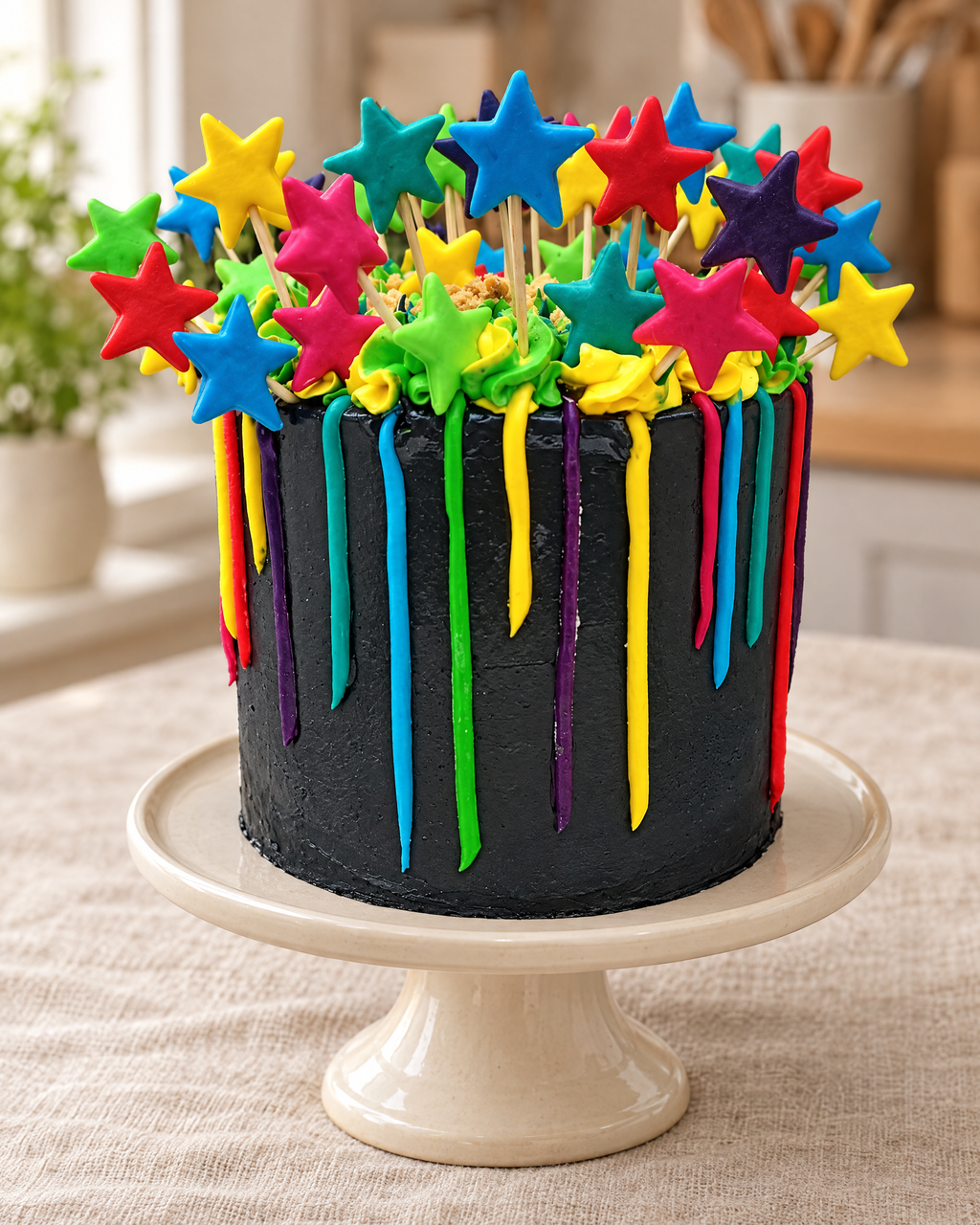 Neon Nights Cake by La Sura Bakery, real photo 2