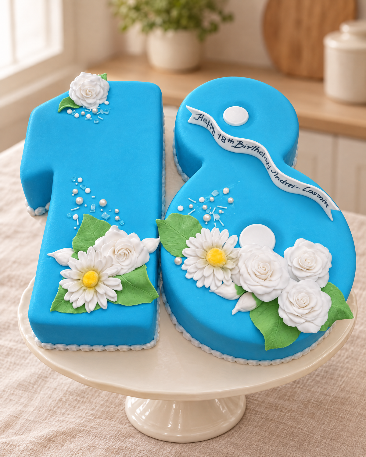 Loaded Number Cake by La Sura Bakery, real photo 1