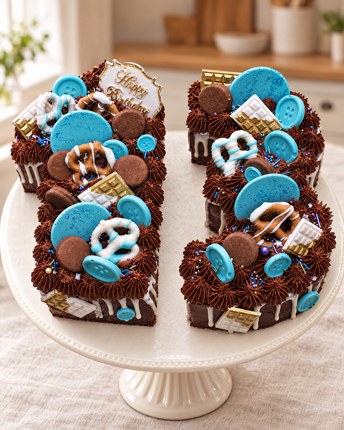 Loaded Number Cake by La Sura Bakery, real photo 3