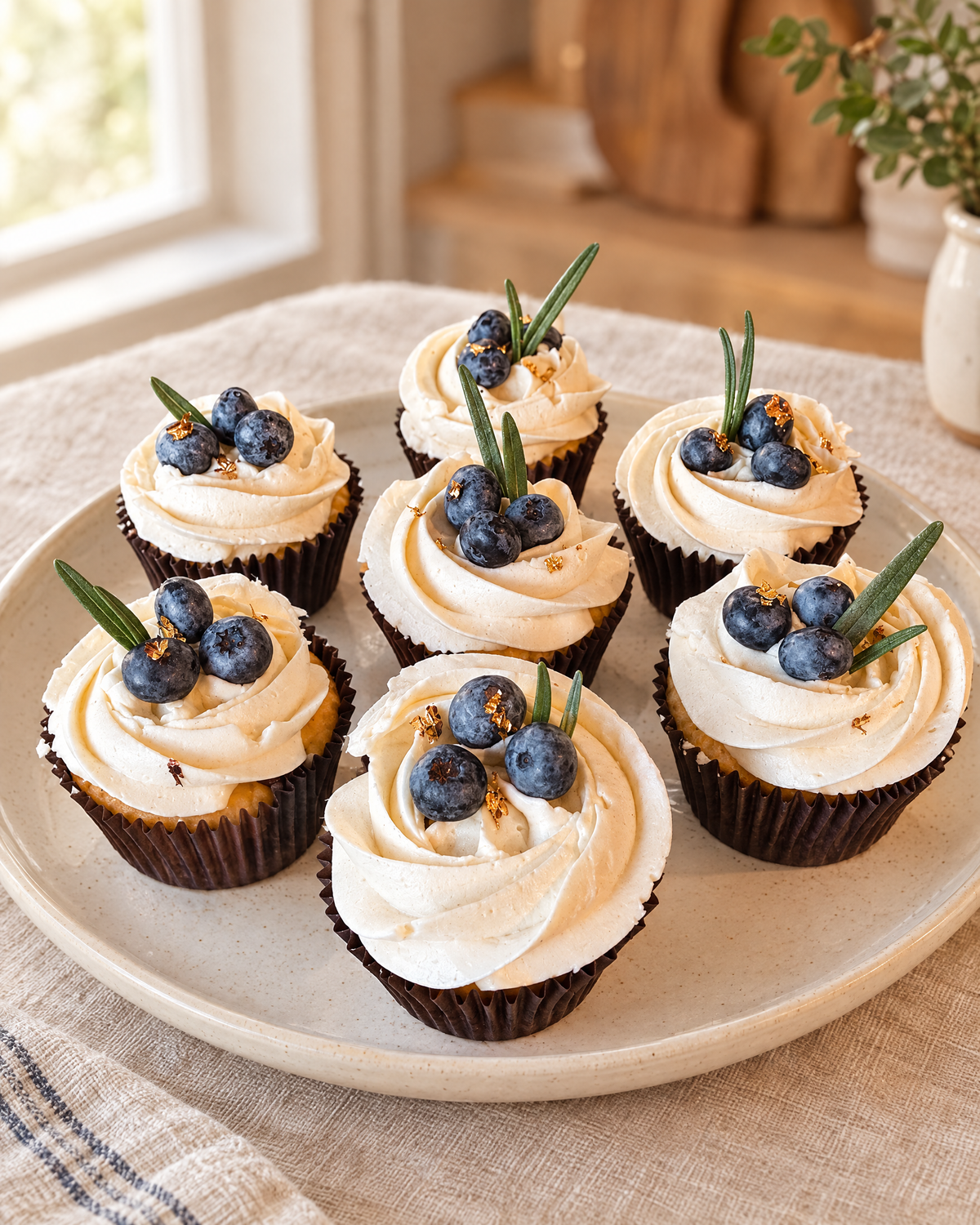 Wild Blueberry Cupcakes by La Sura Bakery, real photo 1