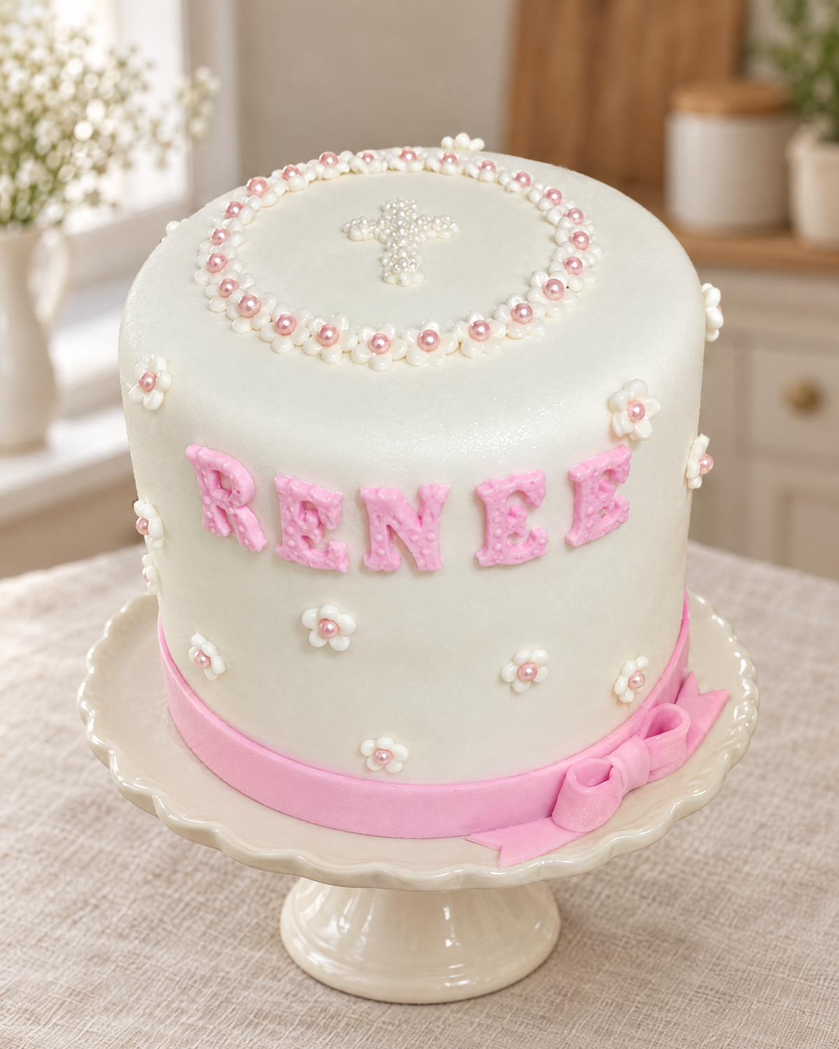 Christening Cake by La Sura Bakery, real photo 1