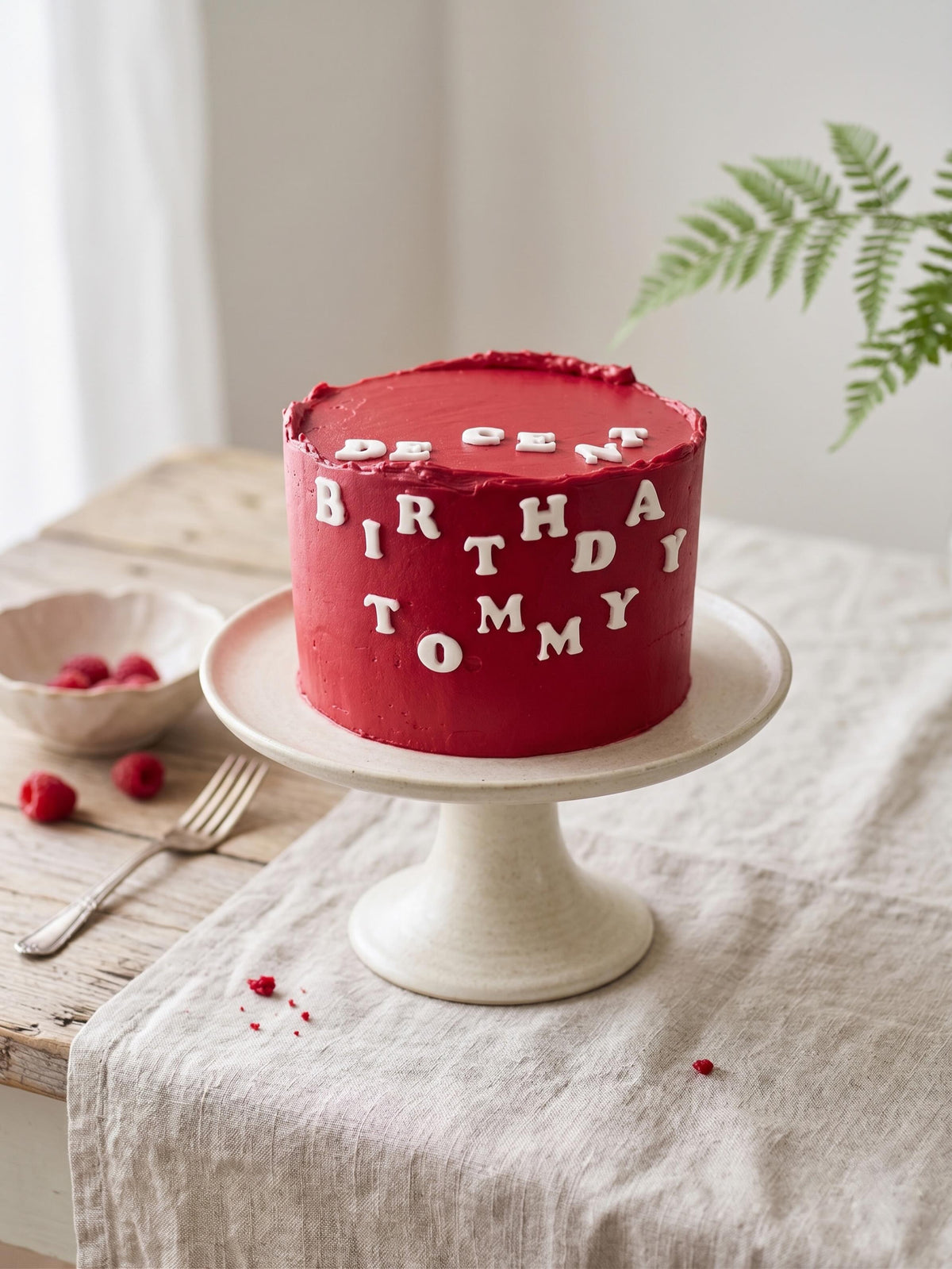 Birthday Letters Cake by La Sura Bakery