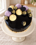 Blackberry Mirror Glaze Cake by La Sura Bakery