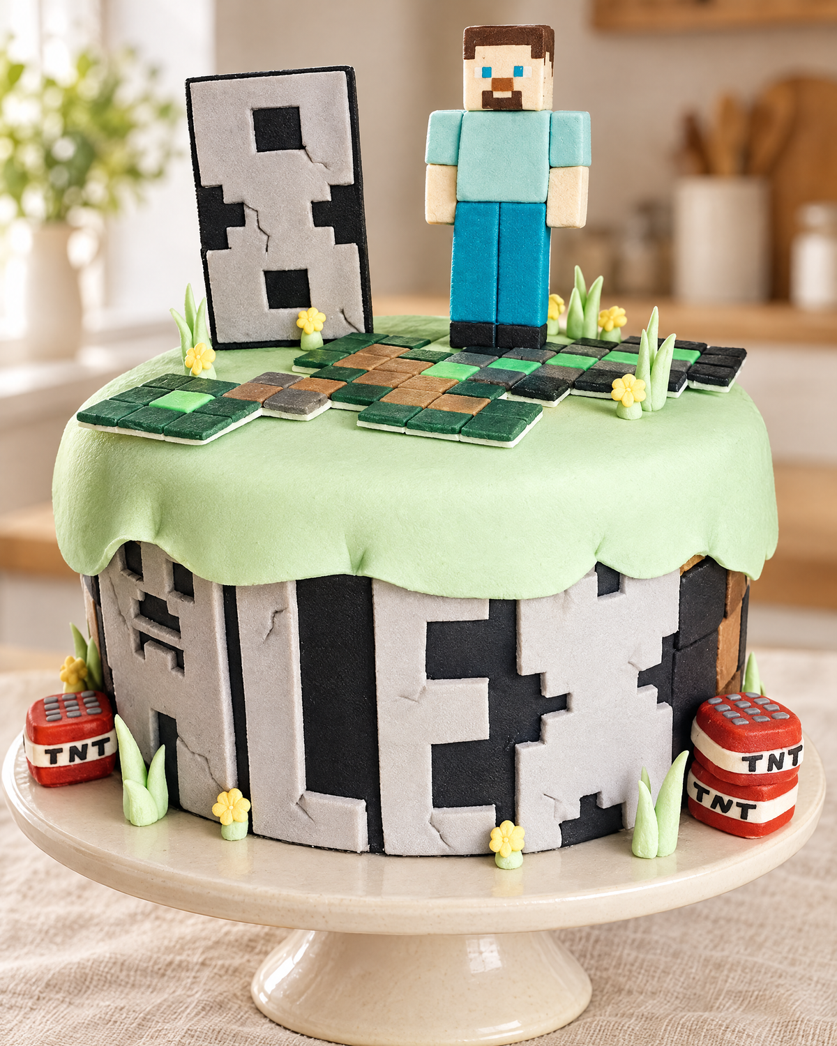 Block Game Cake by La Sura Bakery