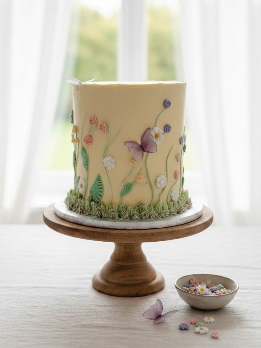 Butterfly Garden Cake by La Sura Bakery