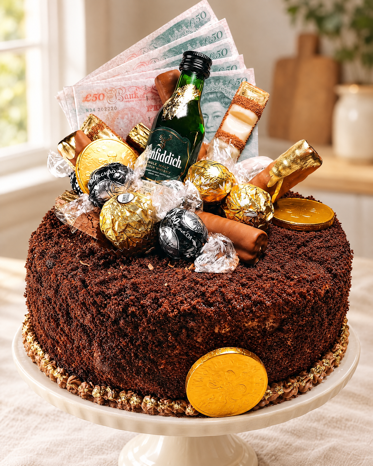 Champagne Celebration Cake by La Sura Bakery