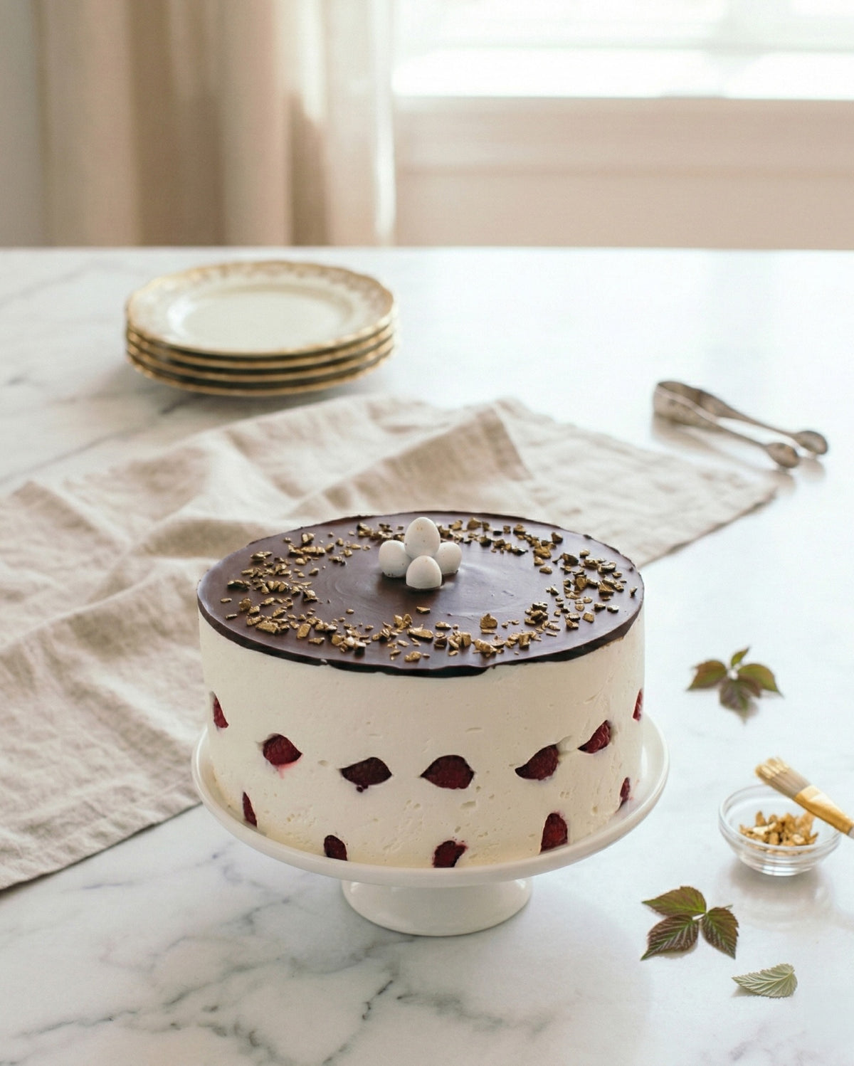 Cherry Chocolate Mousse Cake by La Sura Bakery