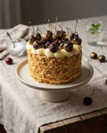 Cherry Honey Crumb Cake by La Sura Bakery