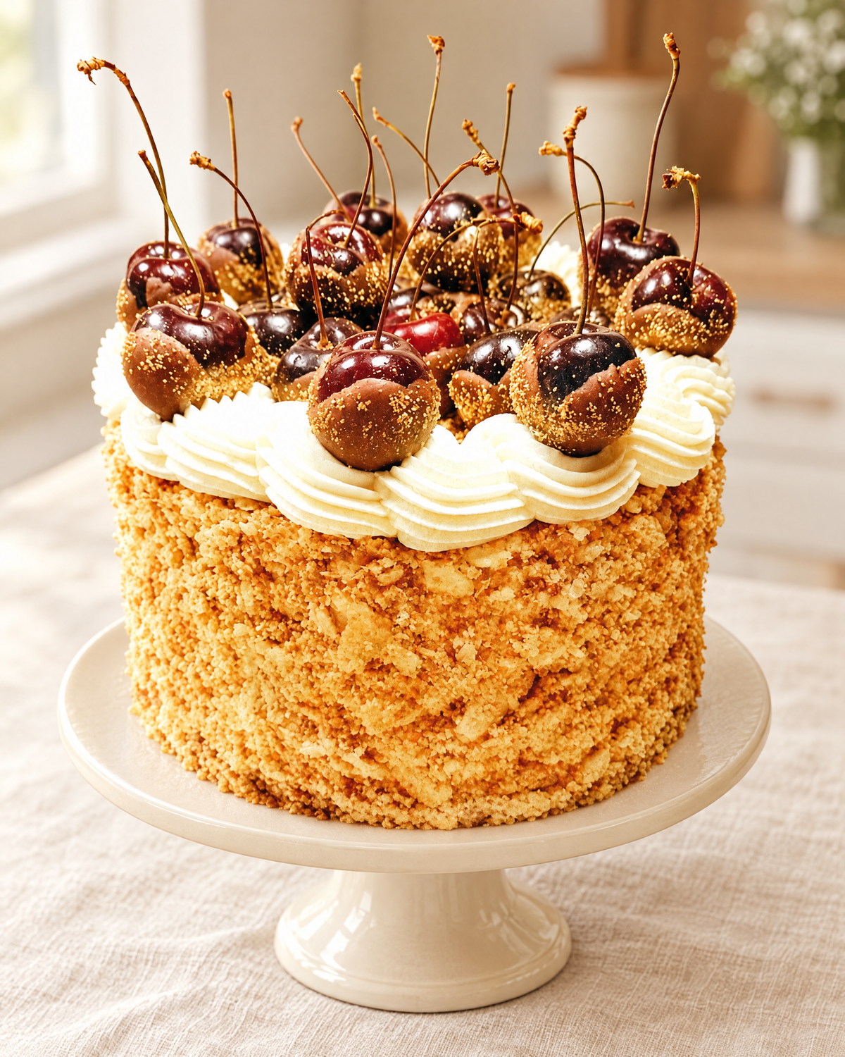 Cherry Honey Crumb Cake by La Sura Bakery, photo 2