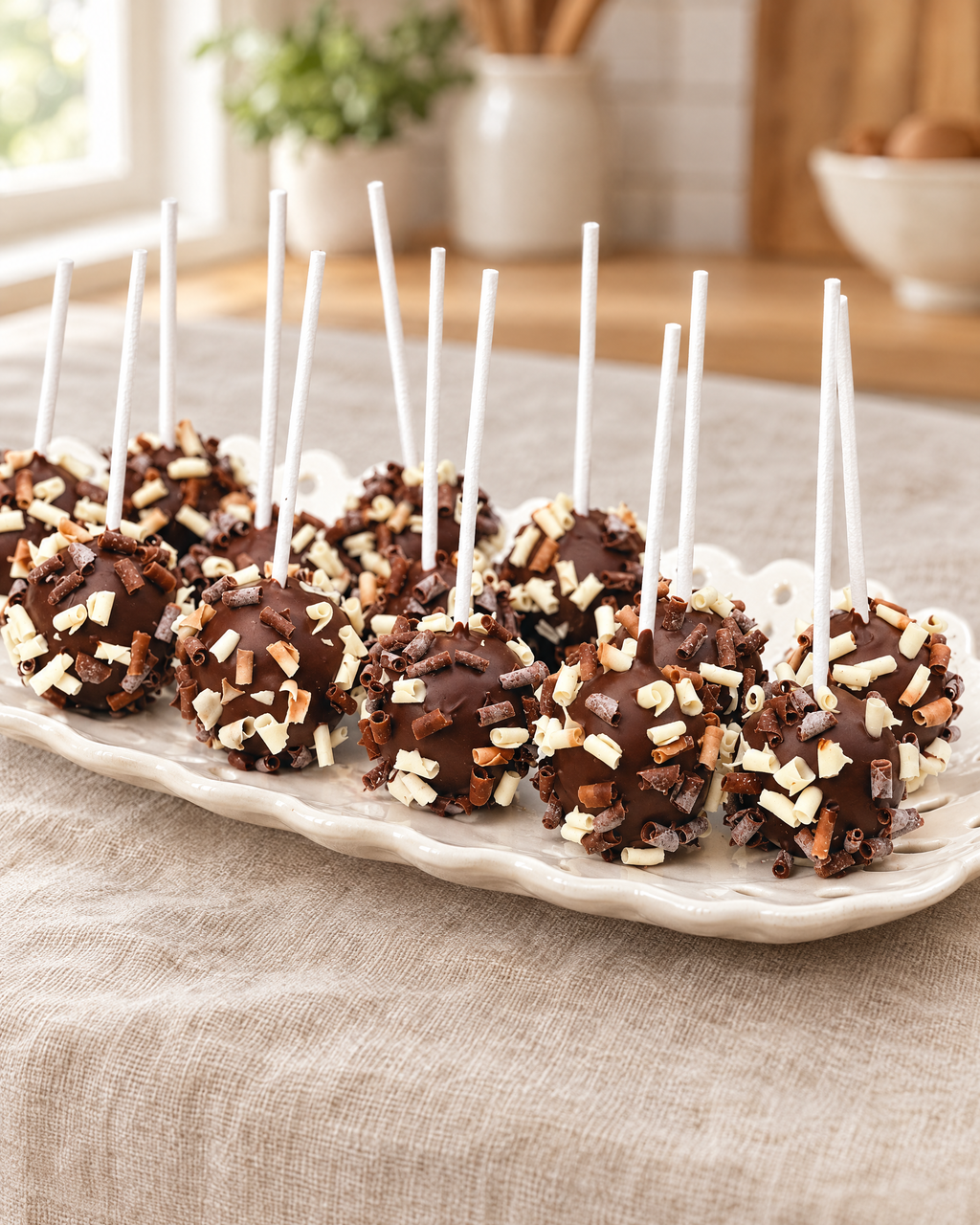 Chocolate Curl Cake Pops by La Sura Bakery, photo 2