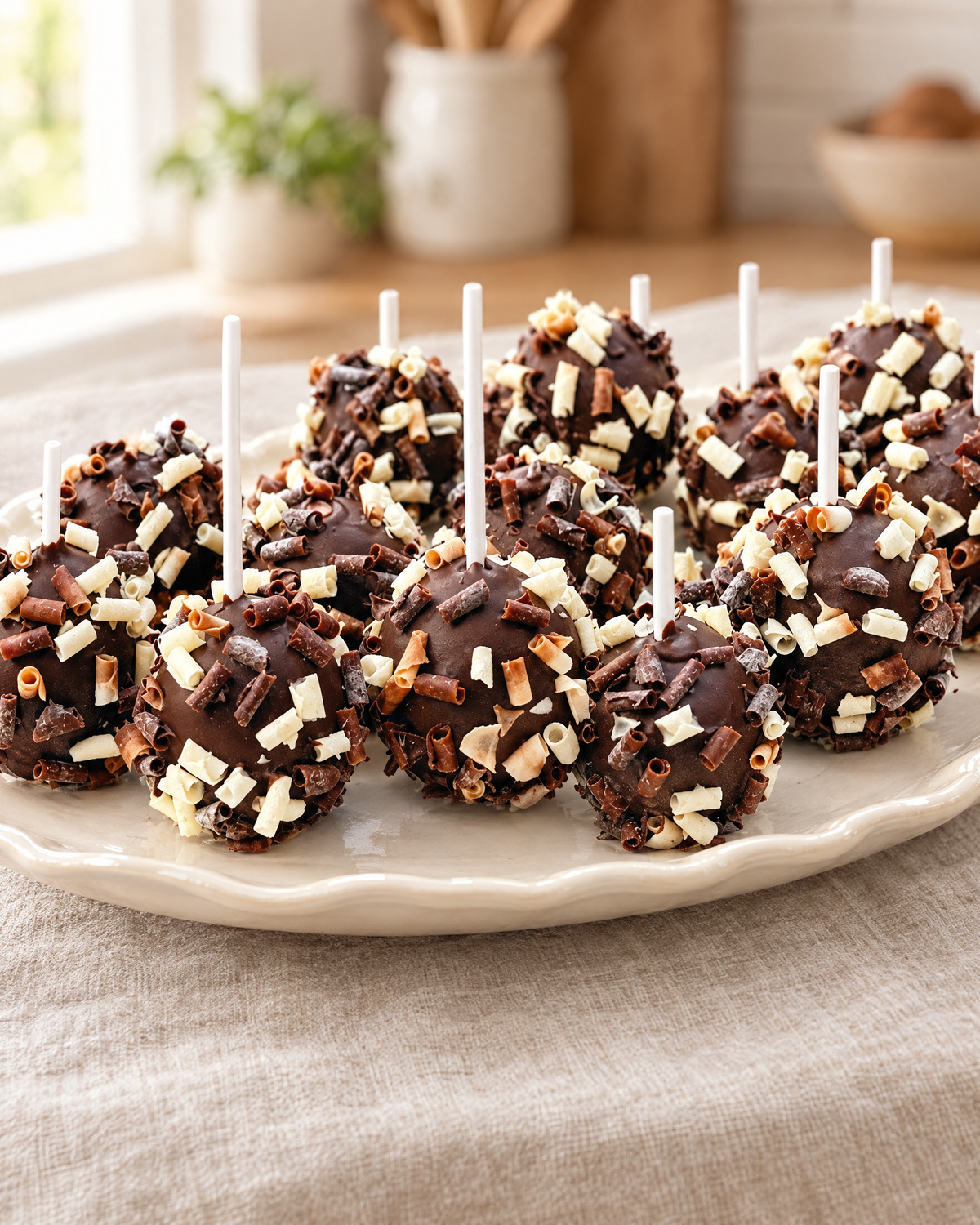 Chocolate Curl Cake Pops by La Sura Bakery, photo 3