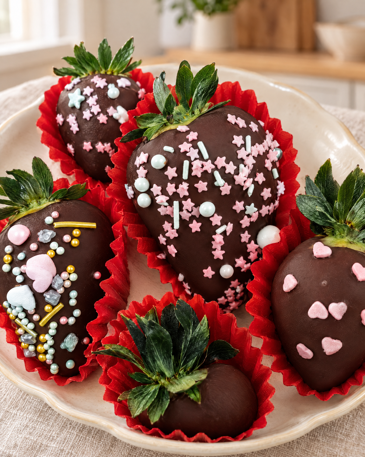 Chocolate Dipped Strawberries by La Sura Bakery