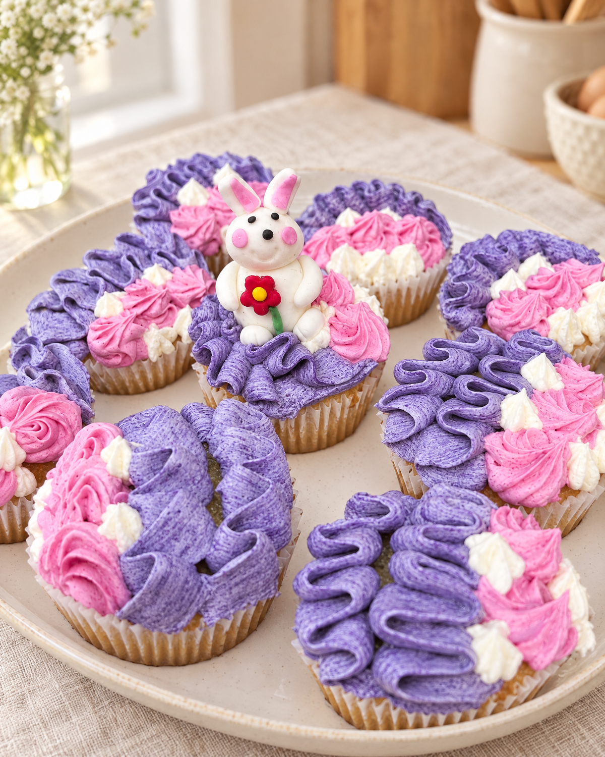 Easter Bunny Cupcakes by La Sura Bakery