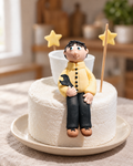 Figure Topper Birthday Cake by La Sura Bakery