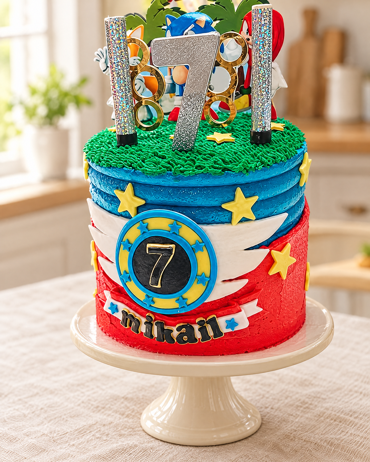 Gaming Two Tier Cake by La Sura Bakery