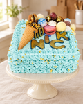 Ice Cream Sundae Name Cake by La Sura Bakery