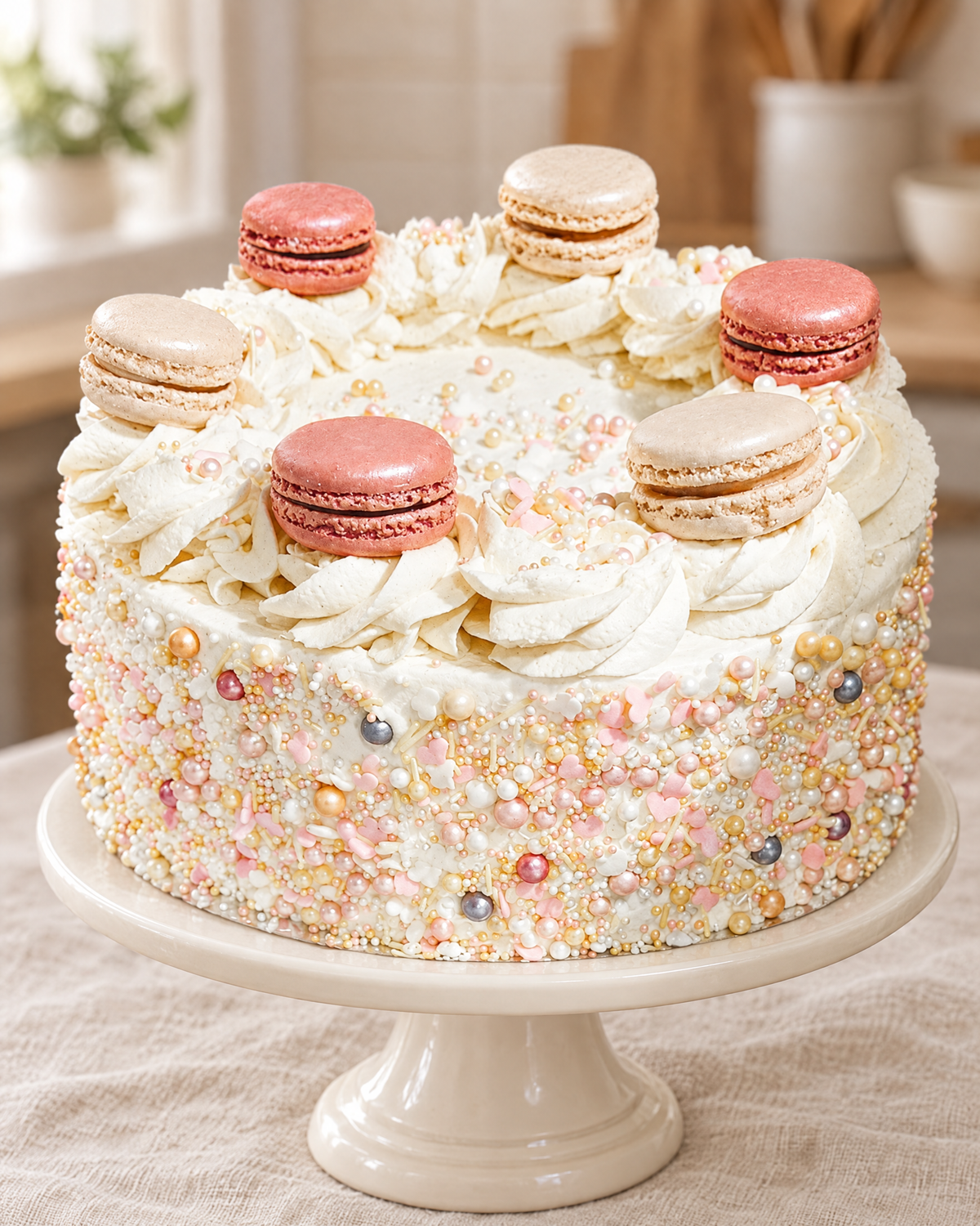 Macaron Celebration Cake by La Sura Bakery