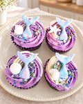 Mermaid Cupcakes by La Sura Bakery