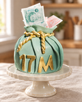 Money Bag Cake by La Sura Bakery