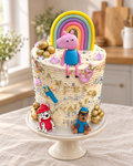 Pig Character Cake by La Sura Bakery