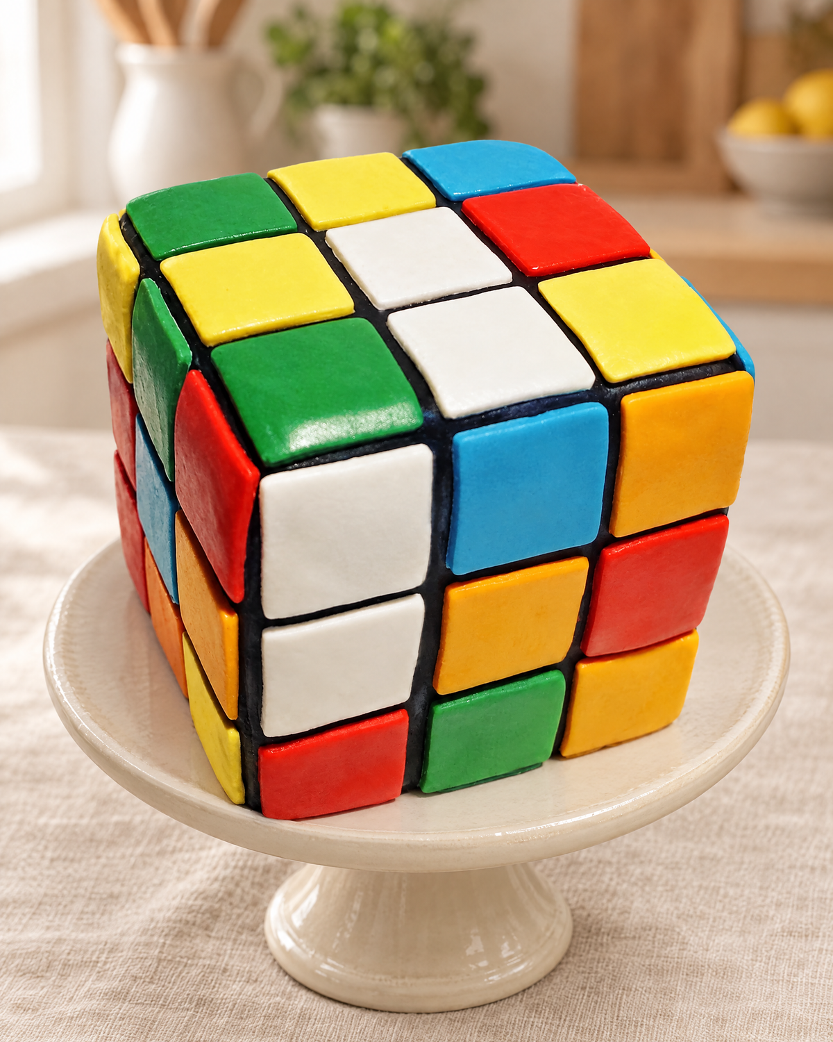 Puzzle Cube Cake by La Sura Bakery