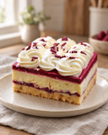 Raspberry Layer Slice by La Sura Bakery
