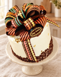 Ribbon Bow Mousse Cake by La Sura Bakery