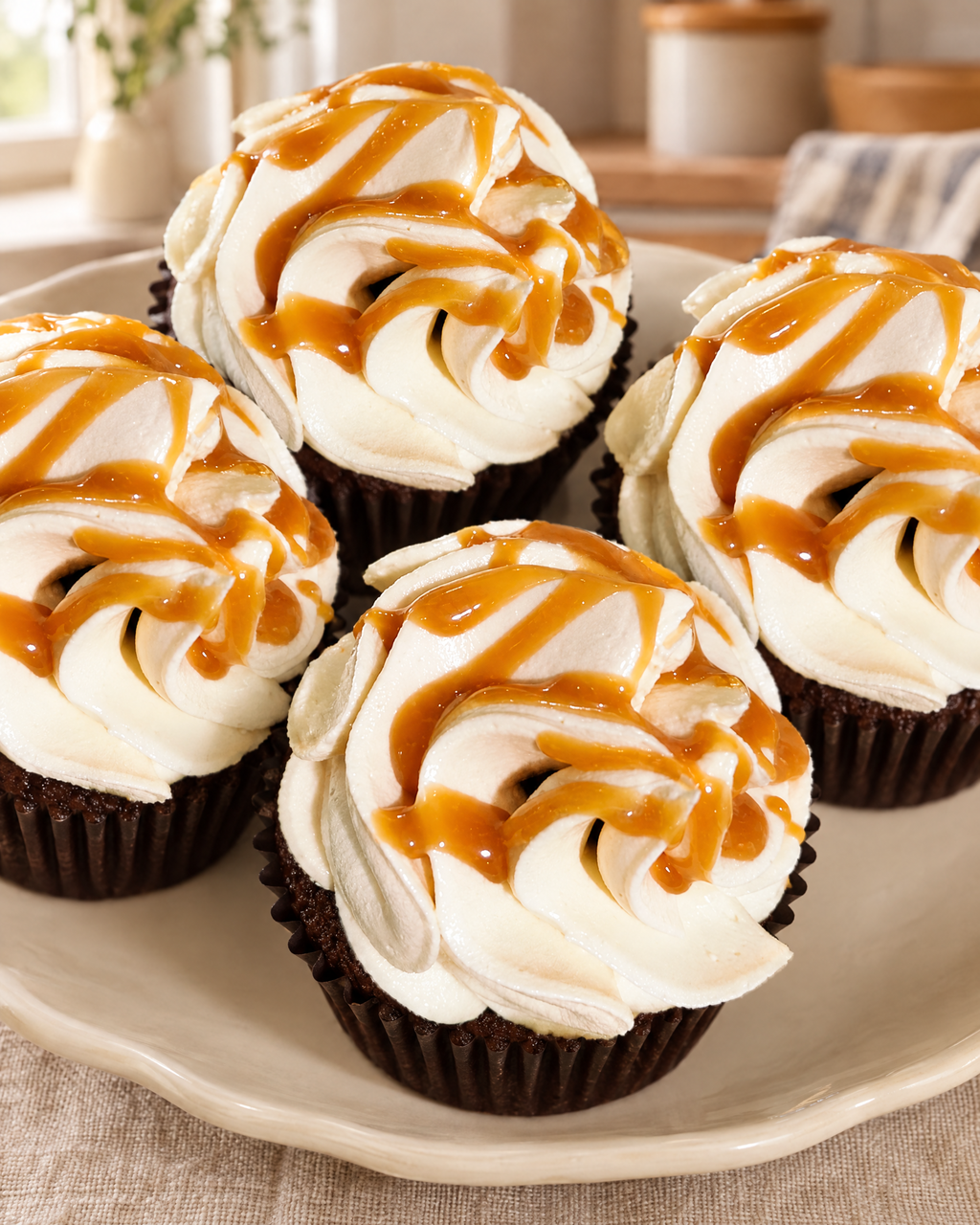 Salted Caramel Cupcakes by La Sura Bakery