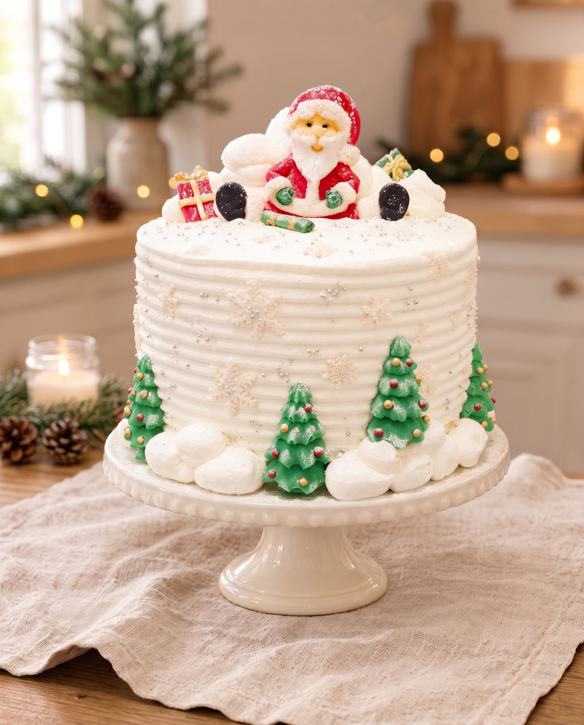Santa Christmas Cake