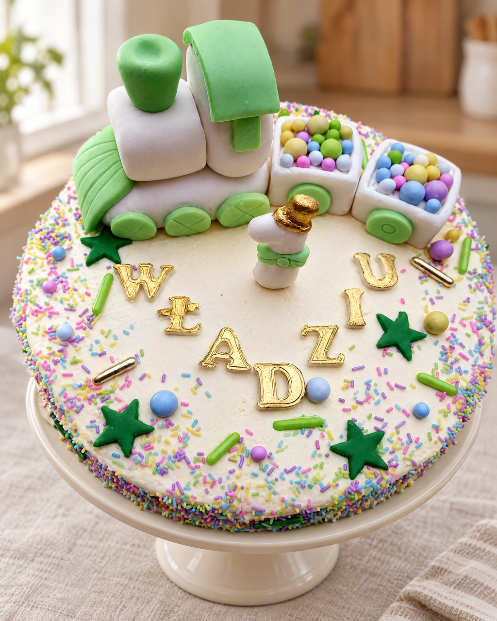 Train Name Cake by La Sura Bakery