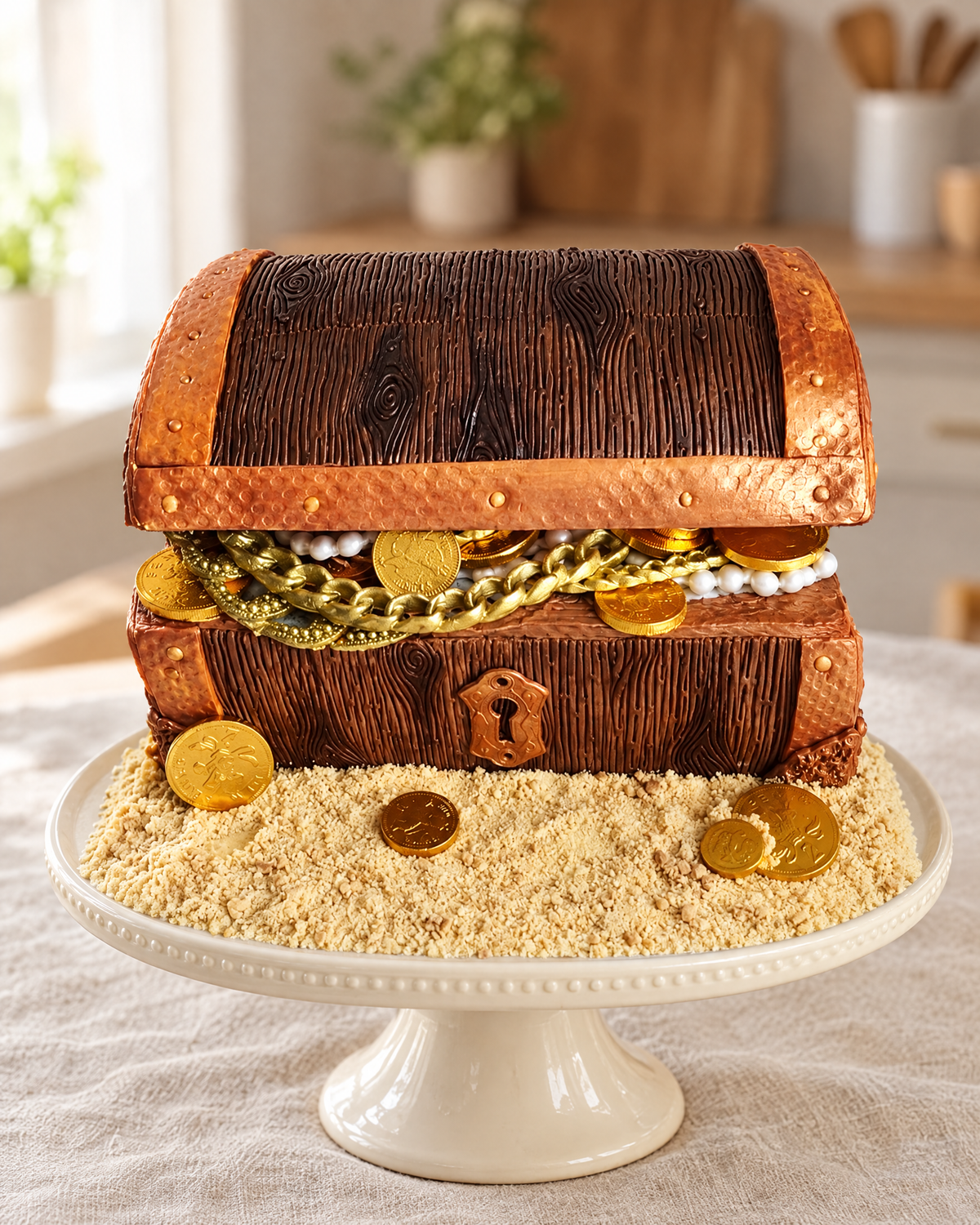 Treasure Chest Cake by La Sura Bakery