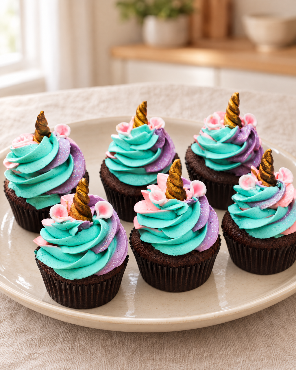 Unicorn Cupcakes by La Sura Bakery