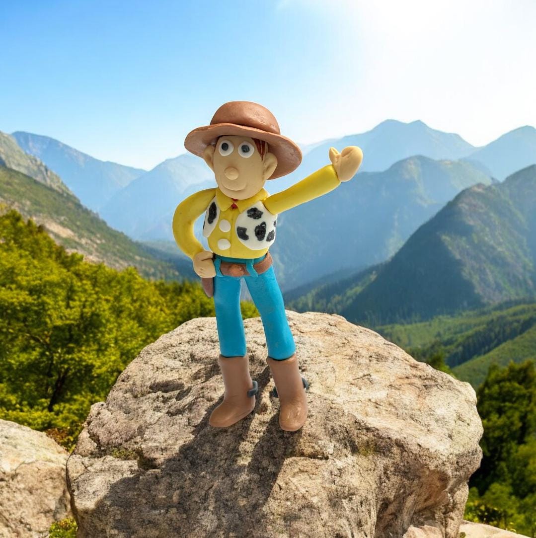 Woody Cowboy Figure Cake Topper