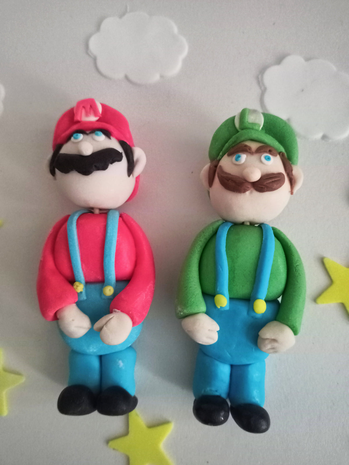 Mario and Luigi Cake Topper Set